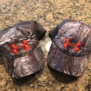Pair of Men’s Under Armour Camouflage Hats